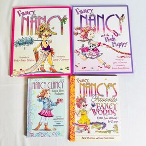 Fancy Nancy Collection Lot of 4 Hardcover Books Jane OConnor Children Literature